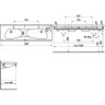 Полотенцедержатель LAUFEN PALOMBA 1560 мм, для 1480.9 3.8180.4.004.000.1